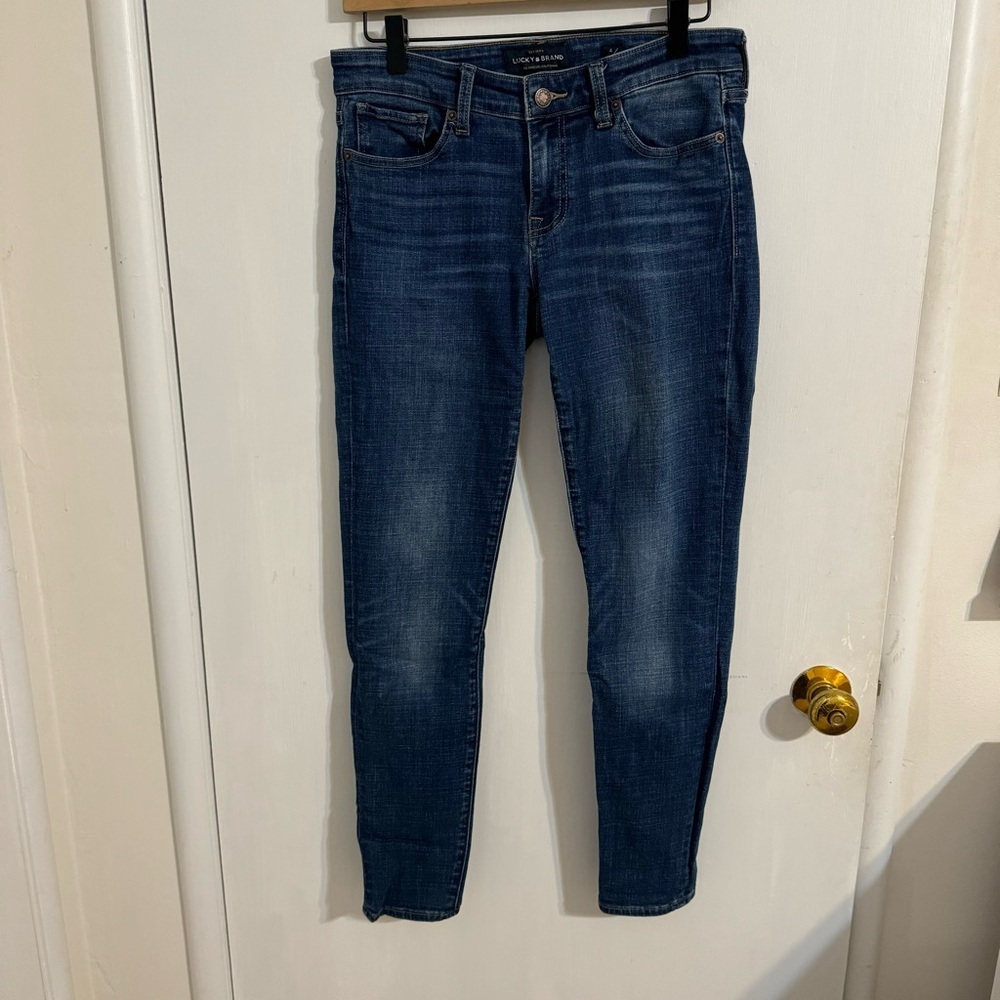 Lucky Brand Stella Skinny Jeans Dark Wash Blue Size 4/27
